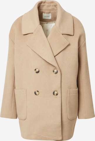 Sofie Schnoor Between-Seasons Coat in Beige: front