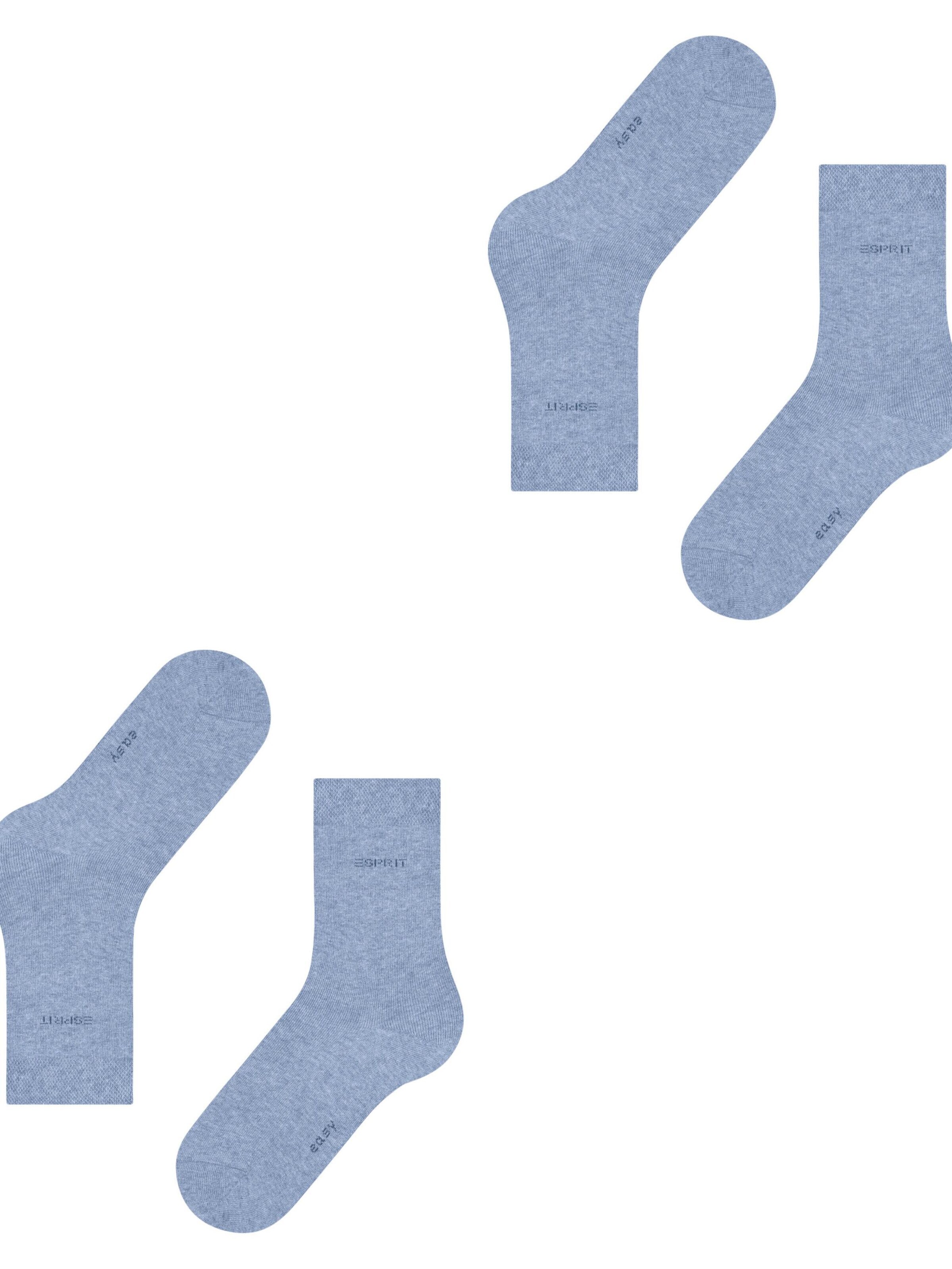 ESPRIT Socks 'Basic Easy 2-Pack' in Blue