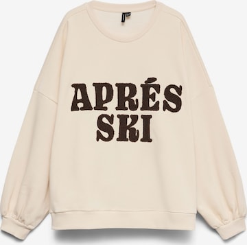 VERO MODA Sweatshirt 'VMJAMIE' in Beige: voorkant