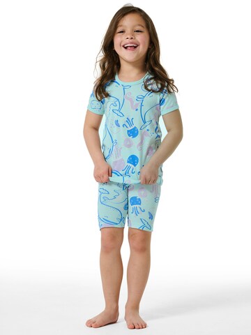 Pyjama ' Girls World ' SCHIESSER en vert : devant
