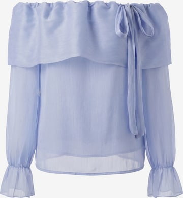 faina Bluse in Blau: Vorderseite