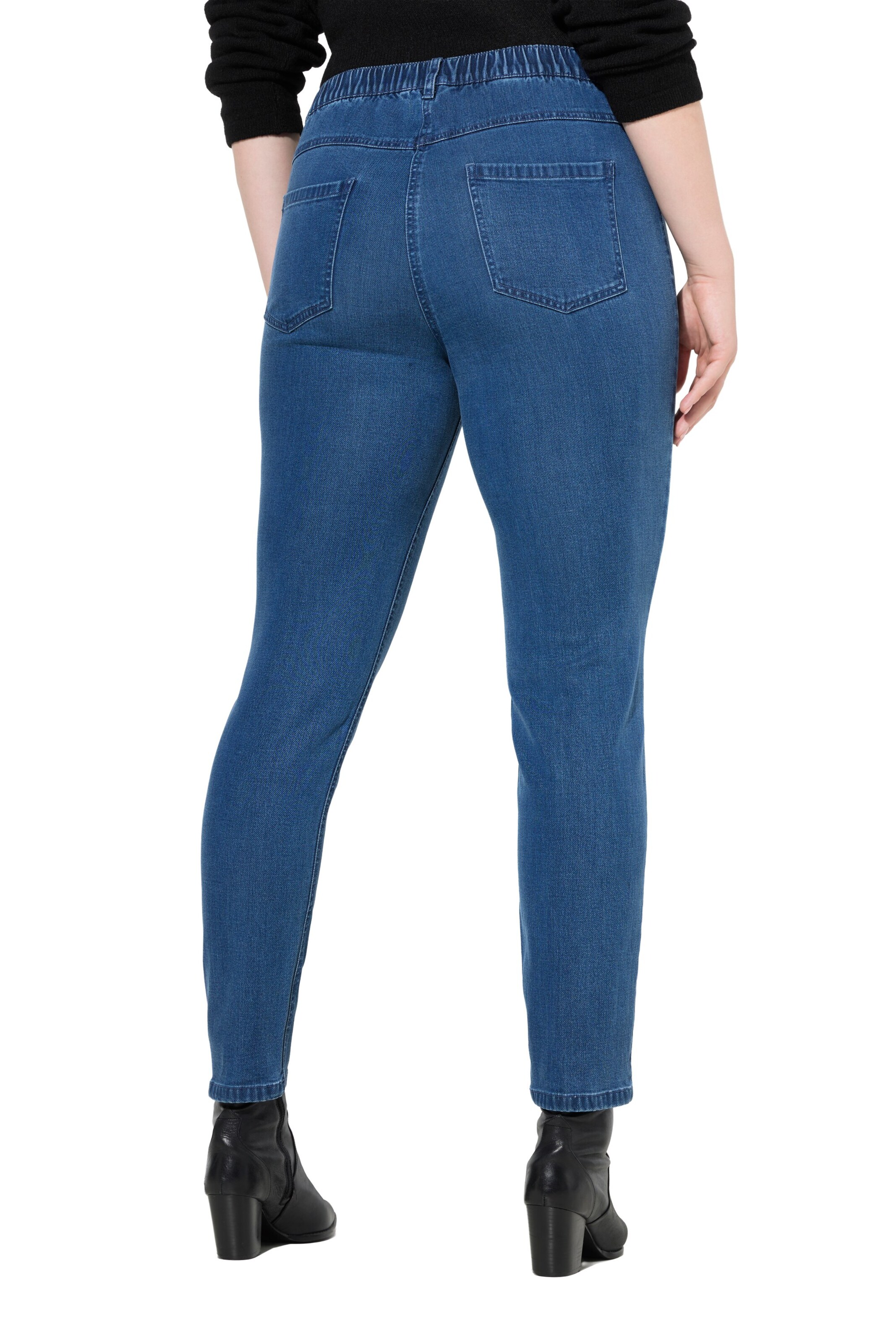 Ulla Popken Skinny Jeggings 'Sienna' in Blauw