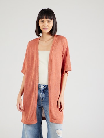 Cardigan 'SHINE' JDY en orange : devant