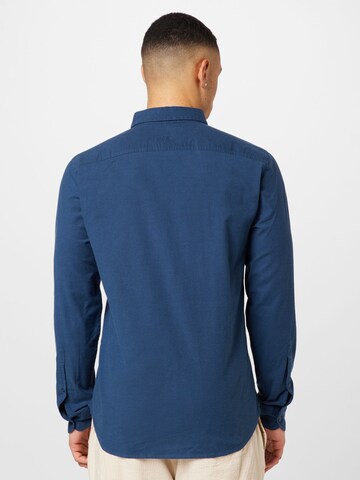 HOLLISTER Regular fit Business Shirt in Blue