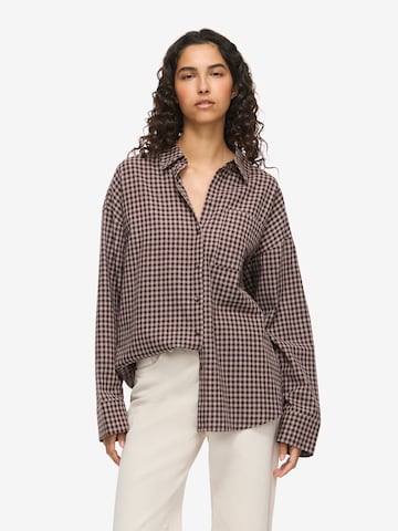 Noisy may - Blusa 'NMHailey' en marrón: frente