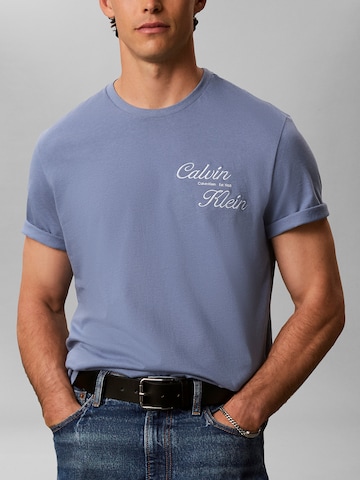 Calvin Klein Jeans Regular Shirt in Blauw