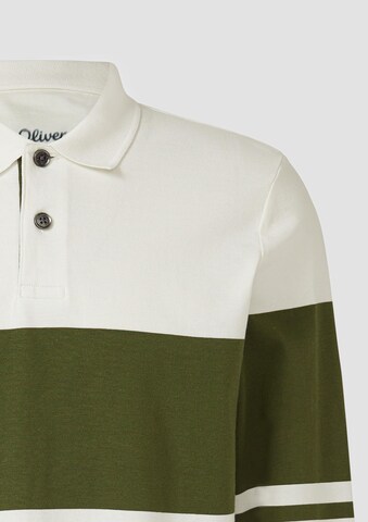 Sweat-shirt s.Oliver en blanc