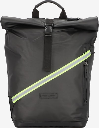 GREENBURRY Rucksack 'Aviator' in One Size in grau / neongrün / schwarz, Produktansicht