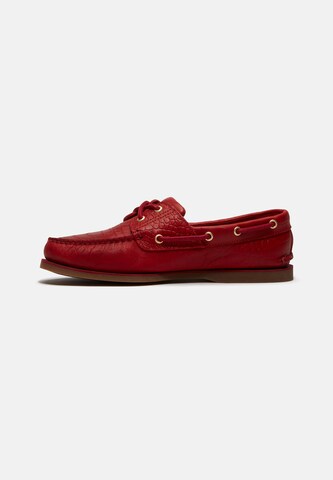 TIMBERLAND Mokasíny '6B58' – červená