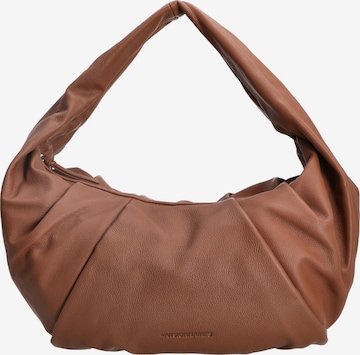 Les Visionnaires Handbag 'Greta Essential Soft Grainy' in Brown: front