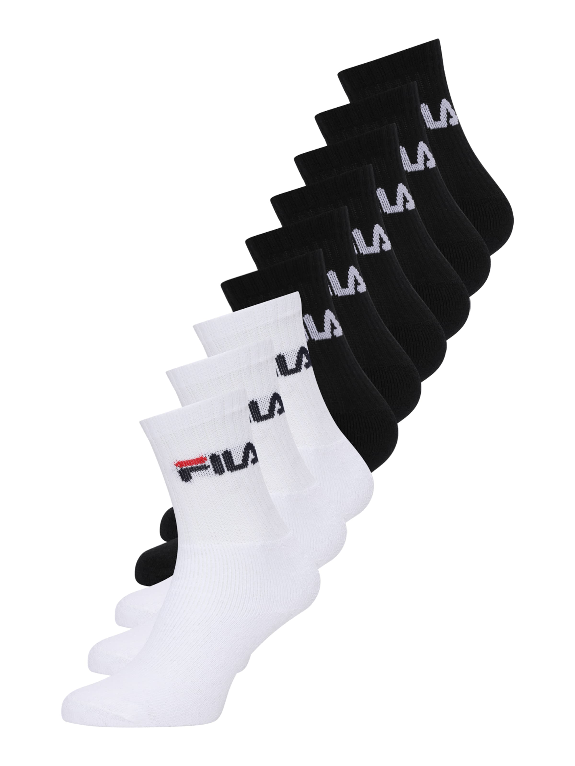 FILA Socken in Schwarz: Vorderseite