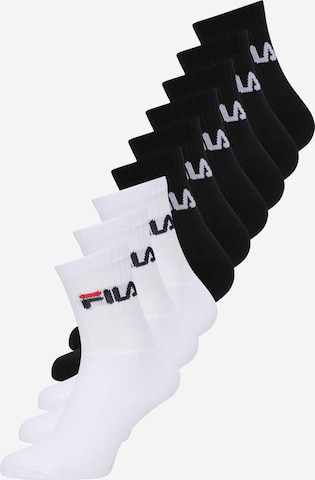 FILA Къси чорапи в черно: отпред