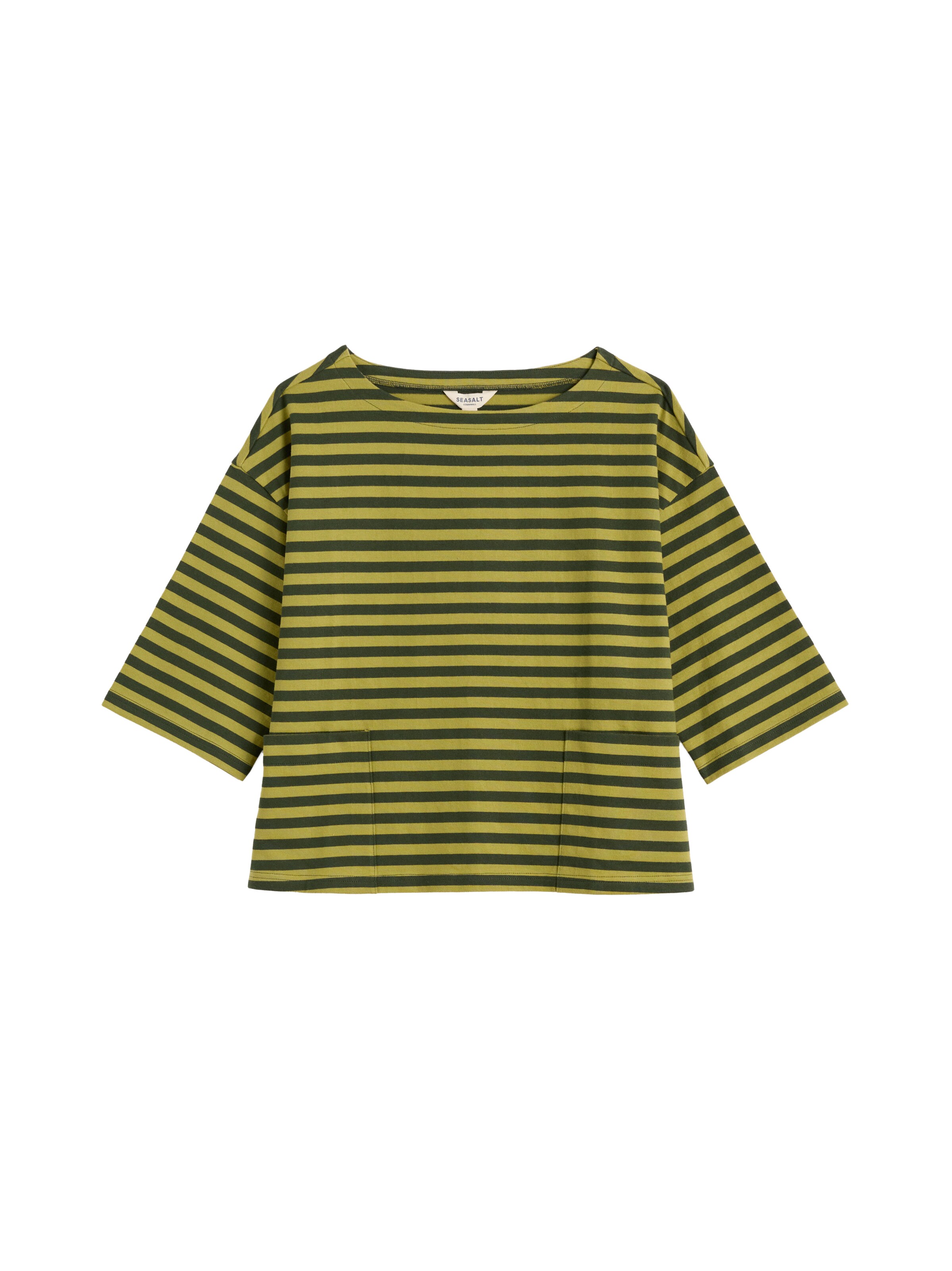 Seasalt Cornwall Shirt 'Buryan' in Groen: voorkant