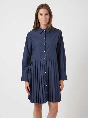 Robe-chemise 'YASROYELLI' YAS en bleu : devant