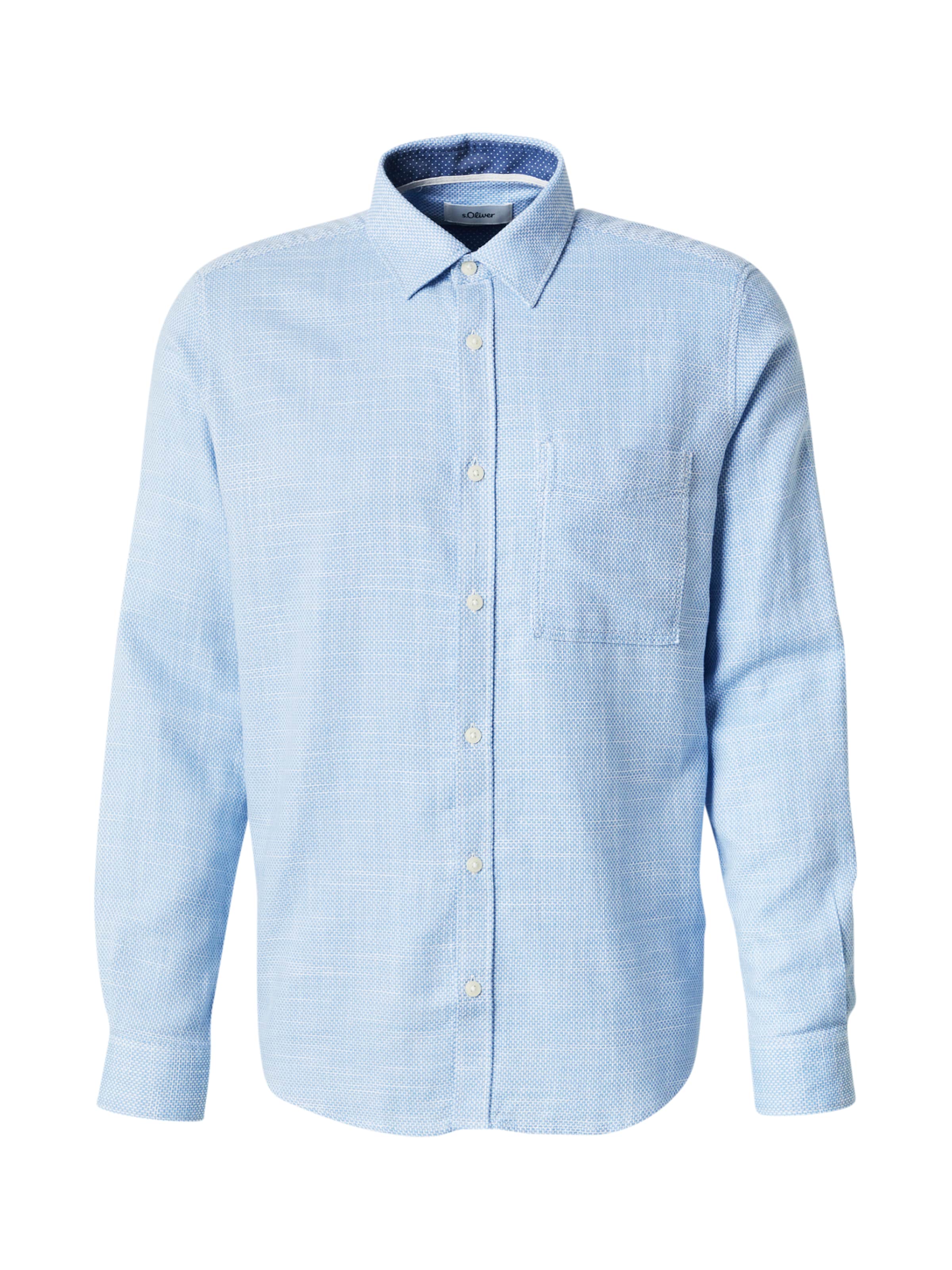 s.Oliver Regular fit Srajca | modra barva: sprednja stran