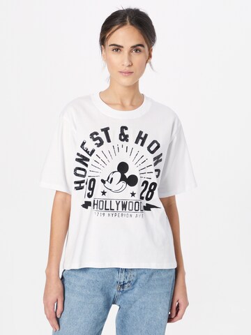 T-shirt PRINCESS GOES HOLLYWOOD en blanc : devant