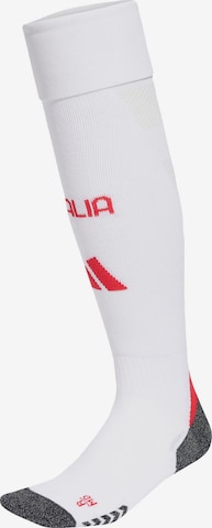 Calzino sportivo 'Italien 25' di ADIDAS PERFORMANCE in bianco: frontale