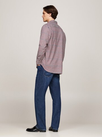 TOMMY HILFIGER Comfort Fit Hemd in Rot