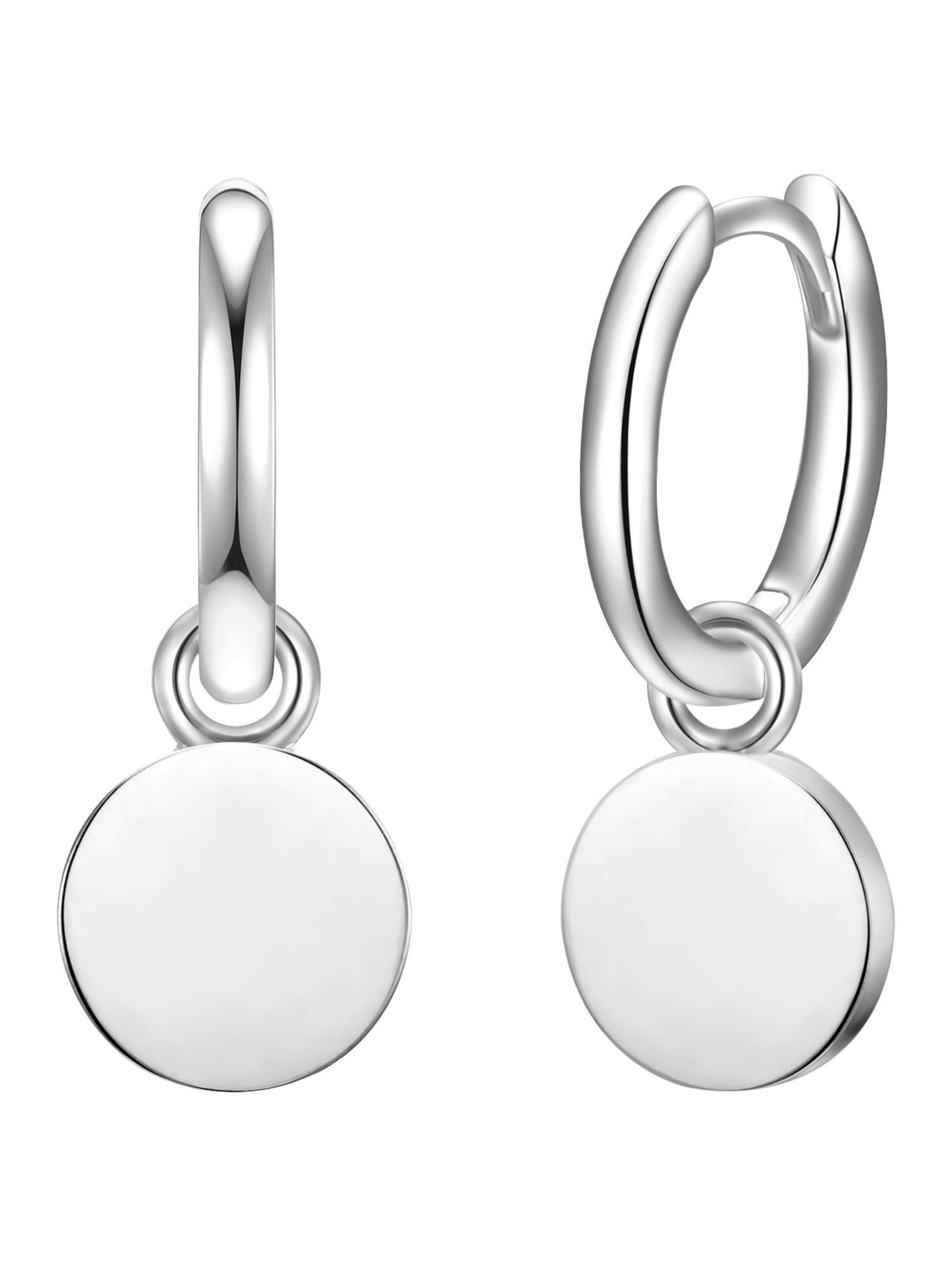 Boucles d'oreilles Glanzstücke München en argent : devant