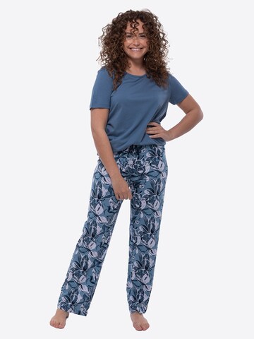 Ammann Pajama 'Night & Home' in Blue