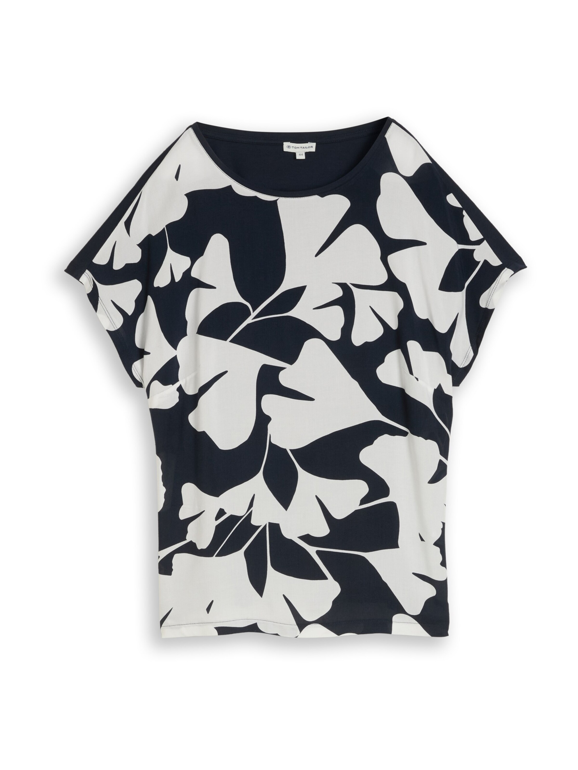 Tom Tailor Women + Tričko – modrá: přední strana