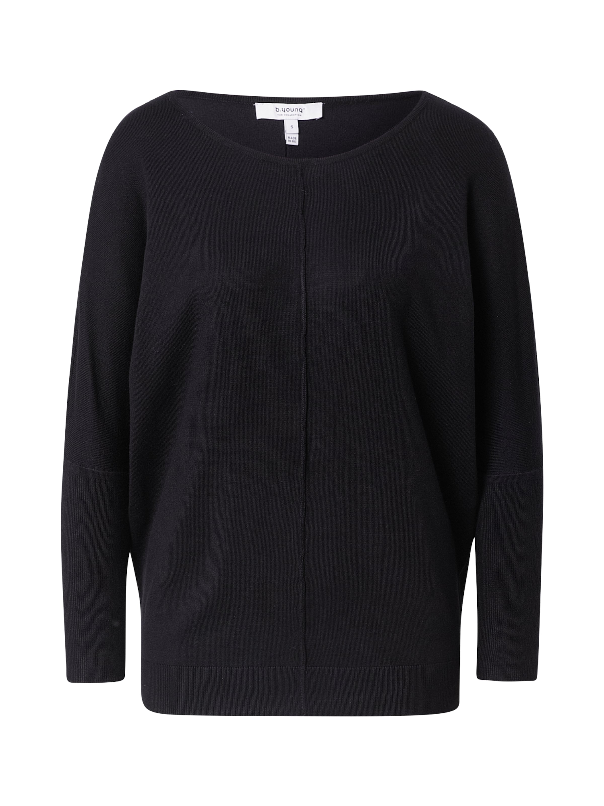 b.young Pullover 'BYPimba' in Schwarz: Vorderseite