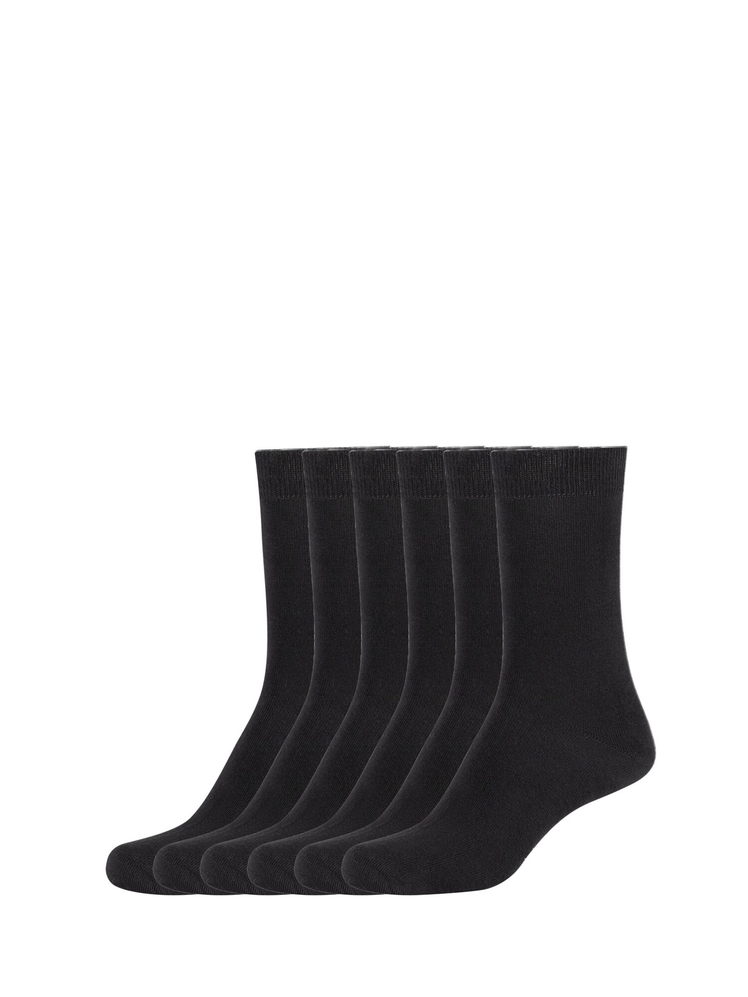 Chaussettes s.Oliver en noir : devant