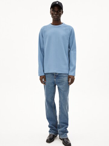 ARMEDANGELS Shirt 'JOSUAA WAFFLE' (GOTS) in Blau