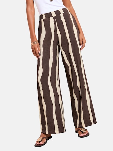 Friends Like These Široký strih Nohavice - Hnedá: predná strana