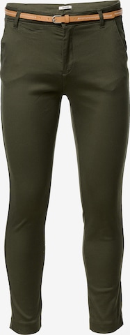 Coupe slim Pantalon chino Orsay en vert : devant