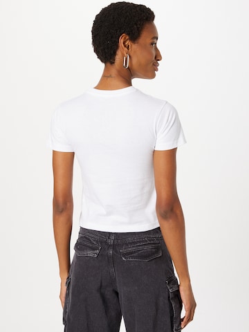 T-shirt Nasty Gal en blanc