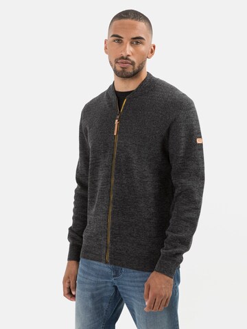 CAMEL ACTIVE Knit Cardigan in Grey: front