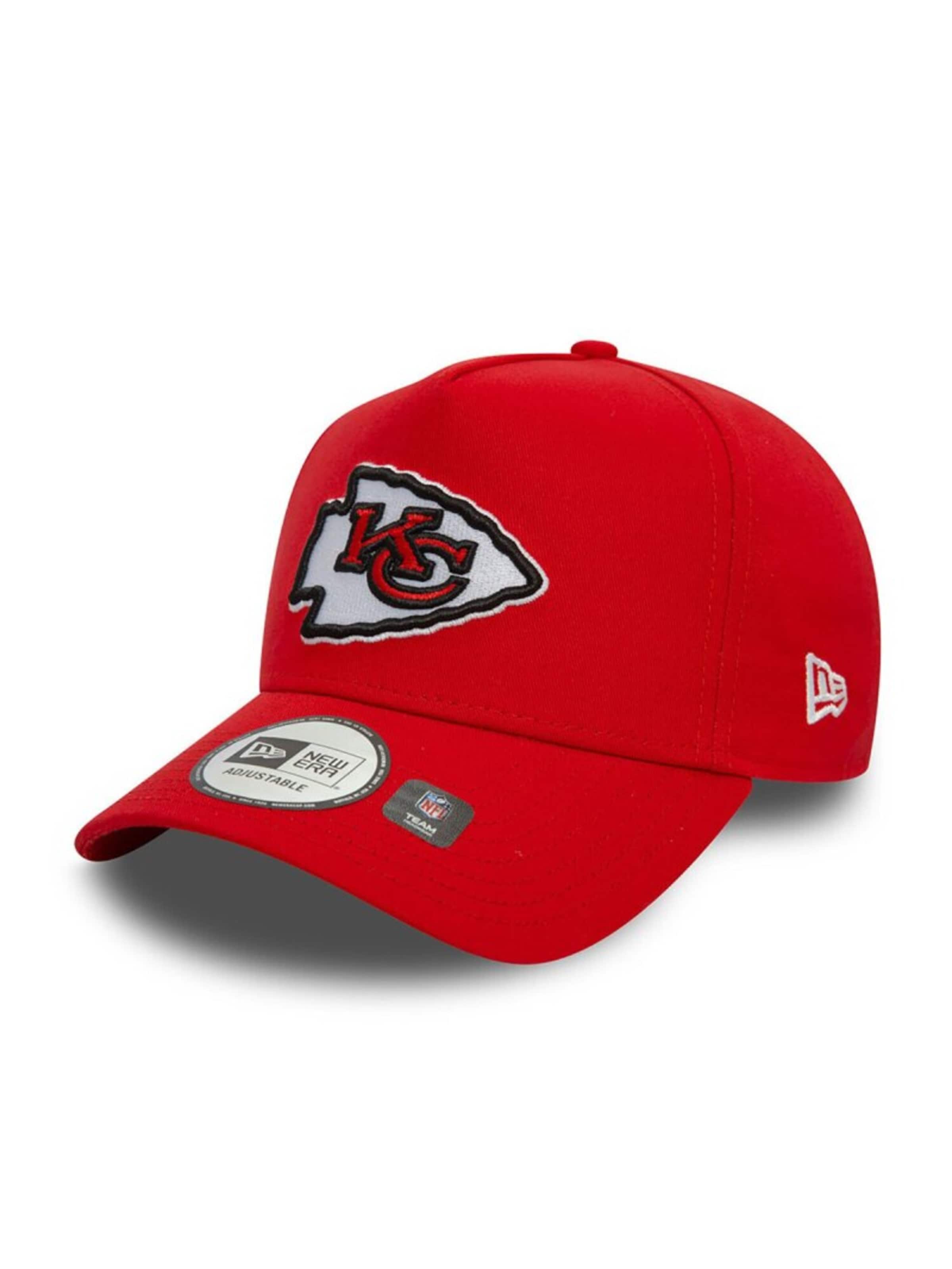 NEW ERA Athletic Cap '9FORTY E-Frame Kansas City Chiefs OTC' in Red: front