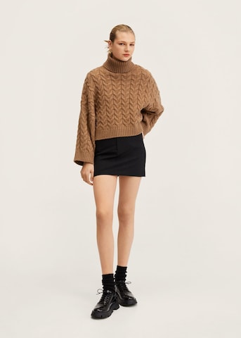 MANGO Sweater 'calera' in Brown