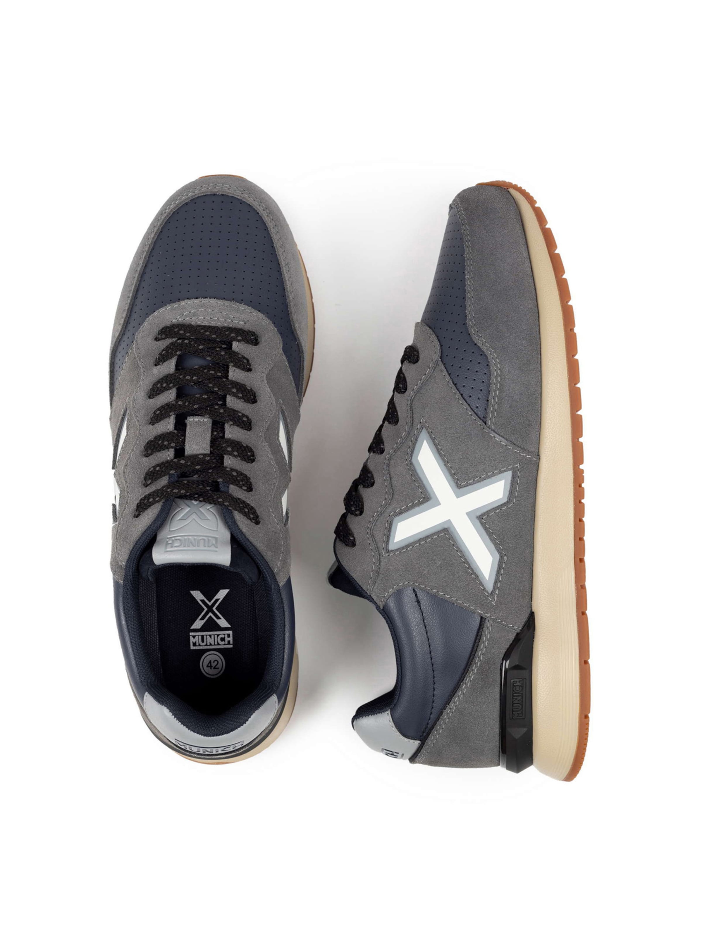 Baskets basses 'Dash' MUNICH en gris