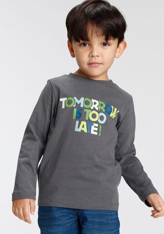 Kidsworld Shirt in Grey: front