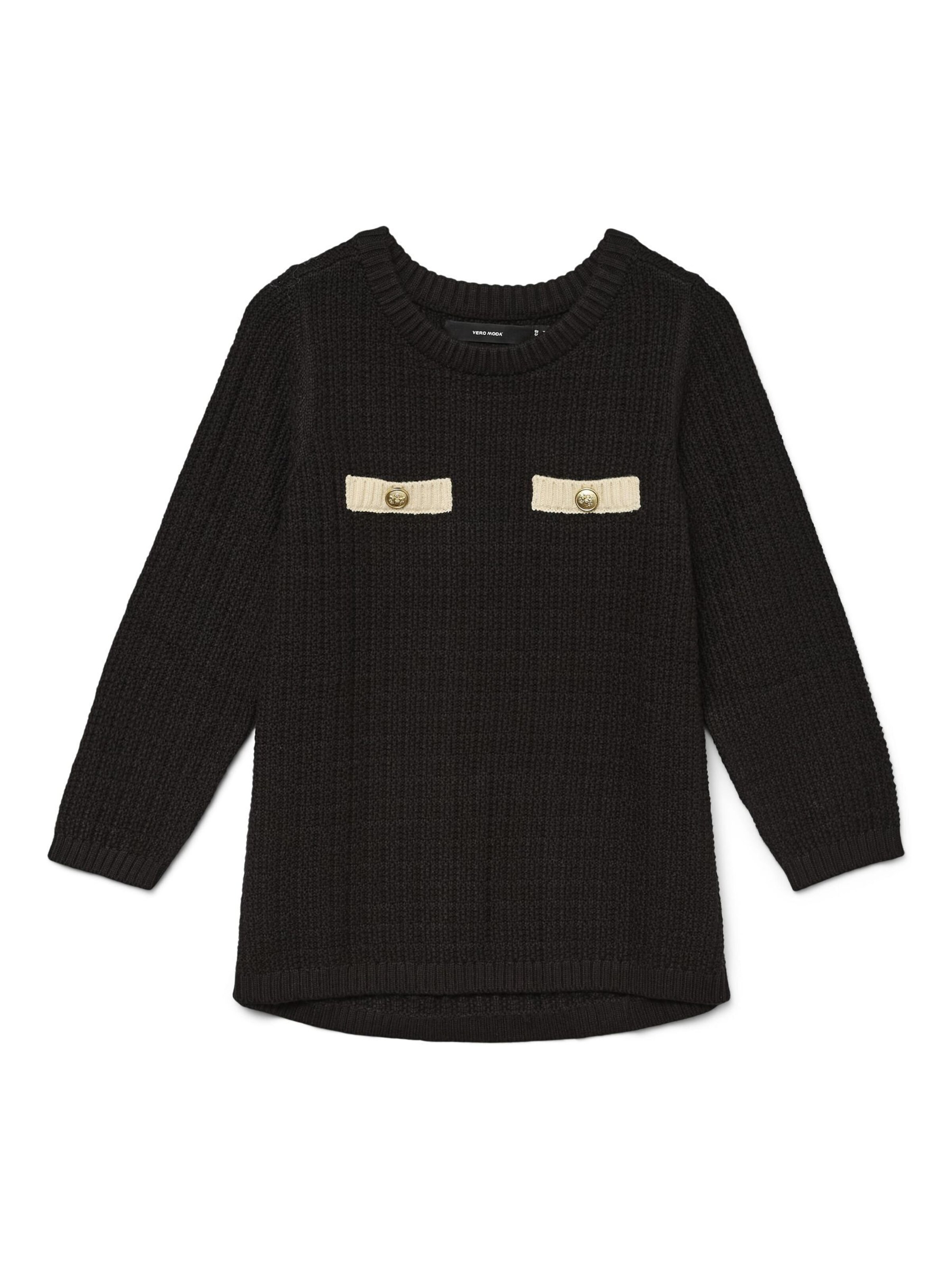 VERO MODA Pullover 'Harper' in Schwarz: Vorderseite
