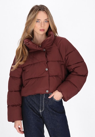 DreiMaster Maritim Winterjas in Rood: voorkant