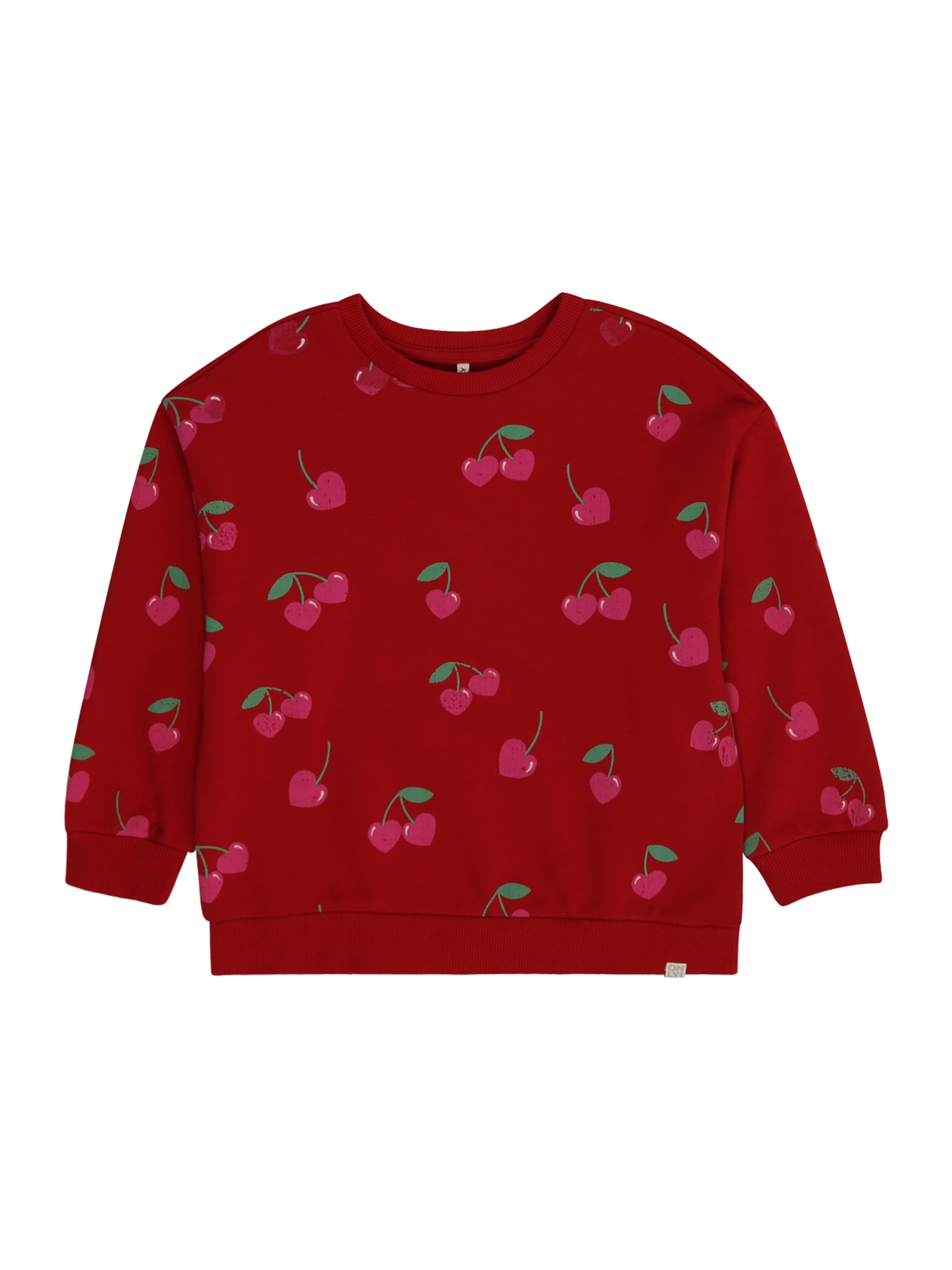 Only Mini Sweatshirt 'KMGartsy' in Red: front