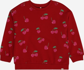 Sweat-shirt 'KMGartsy' Only Mini en rouge : devant