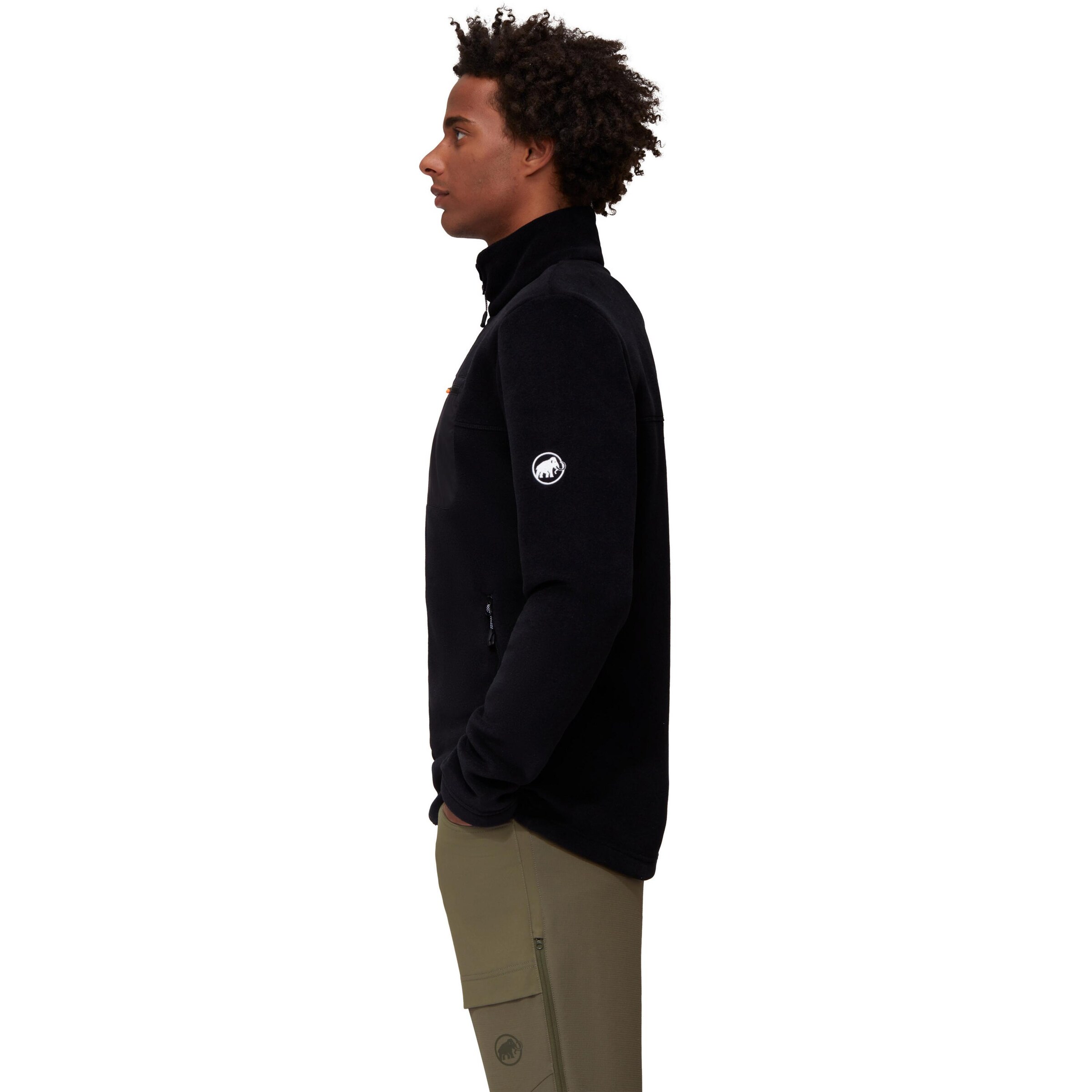MAMMUT Athletic Fleece Jacket 'Innominata' in Black