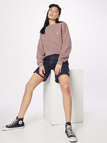 Carhartt WIP Sweatshirt 'Casey' in Lila