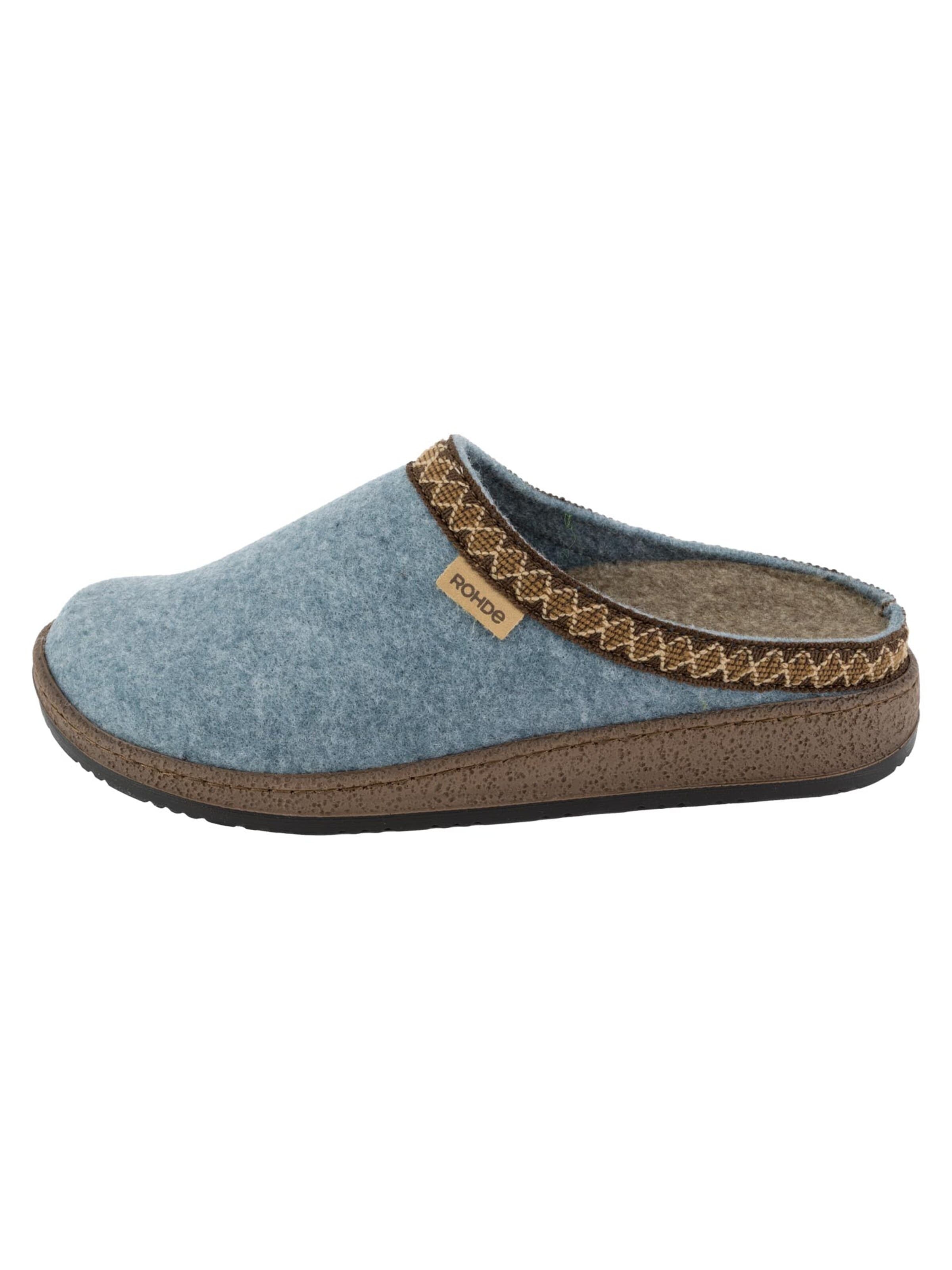 ROHDE Clogs 'Novara-D' in Blauw: voorkant