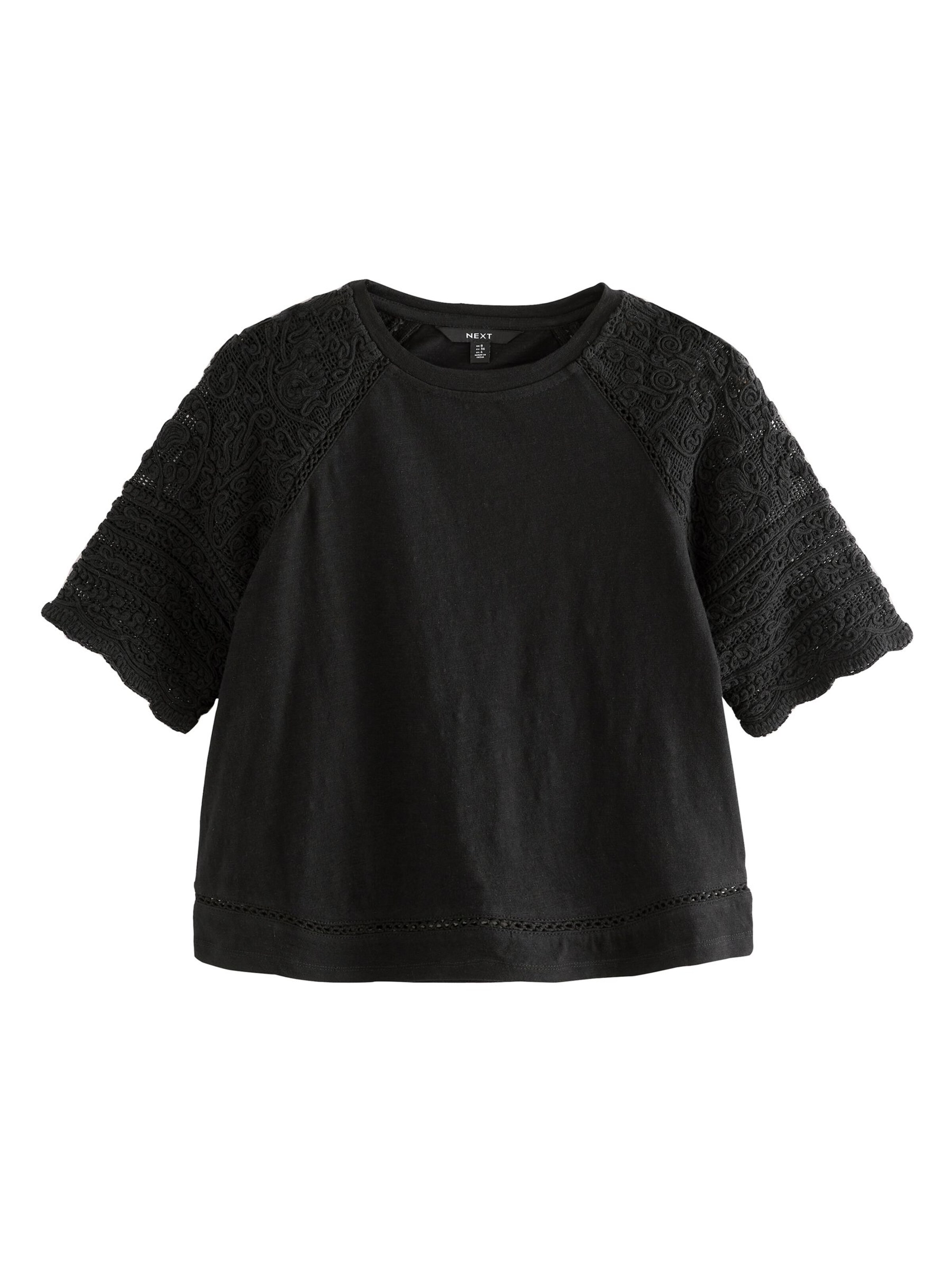 Next T-Shirt in Schwarz: Vorderseite