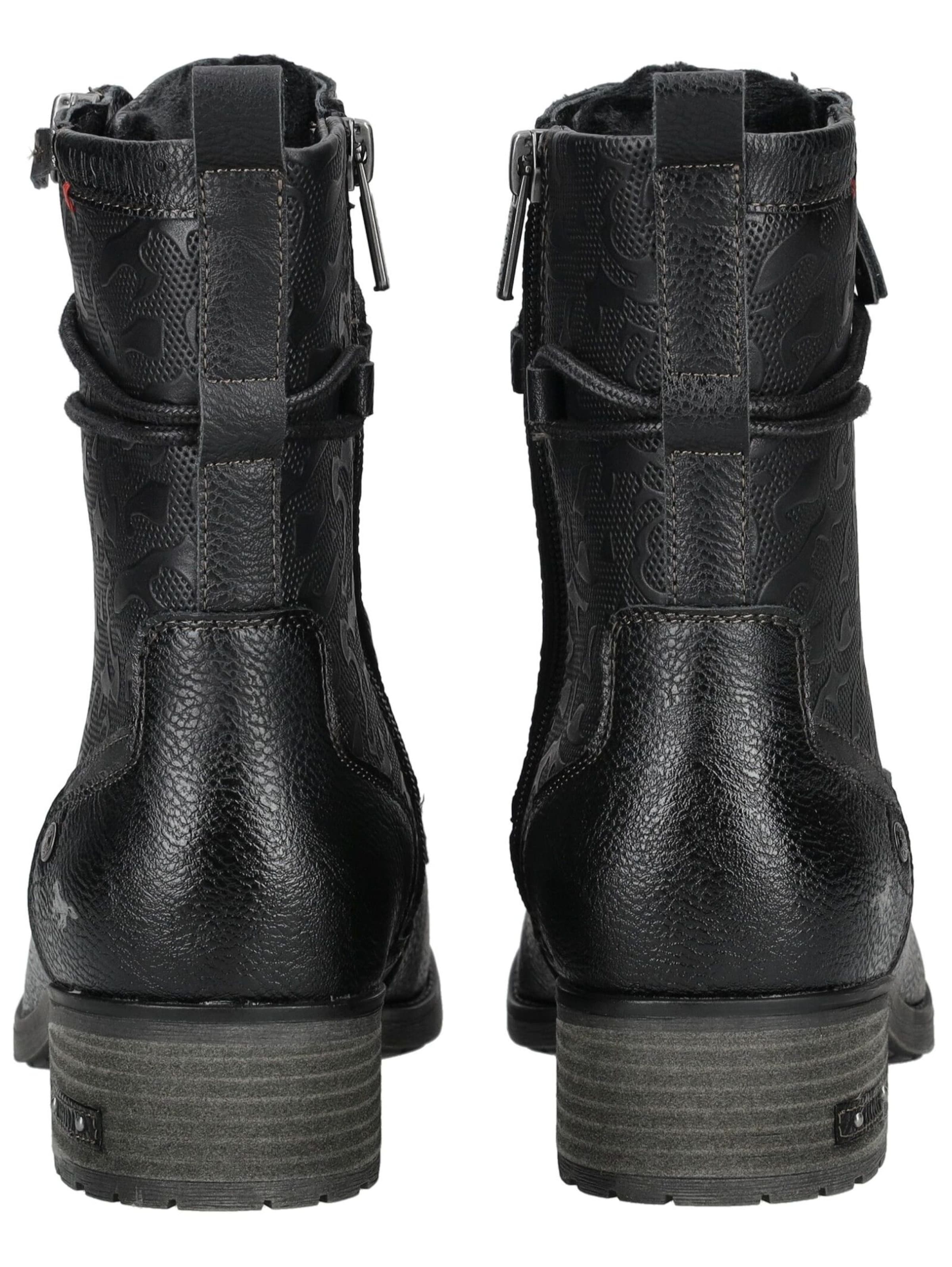 Bottines à lacets MUSTANG en noir