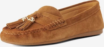Dune LONDON Mocassins in Bruin: voorkant