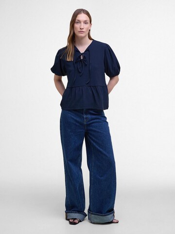 Barbour Bluse 'Louise' in Blau