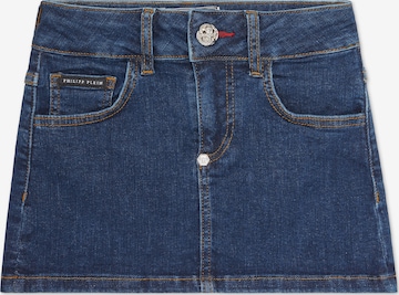 Jupe Philipp Plein en bleu : devant