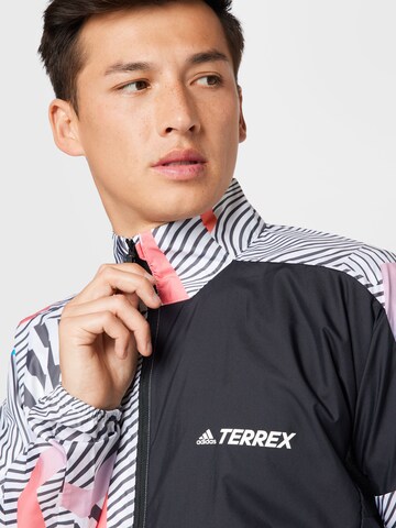 ADIDAS TERREX Αθλητικό μπουφάν 'Trail Printed' σε ανάμεικτα χρώματα