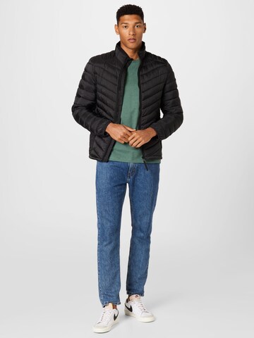 TOM TAILOR Between-Season Jacket in Black